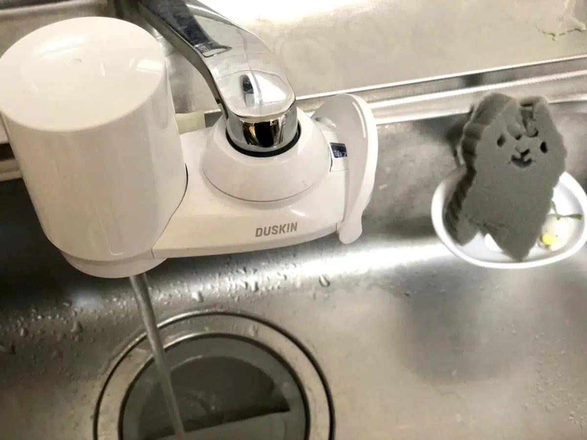 美味しい水の高機能カートリッジの浄水口